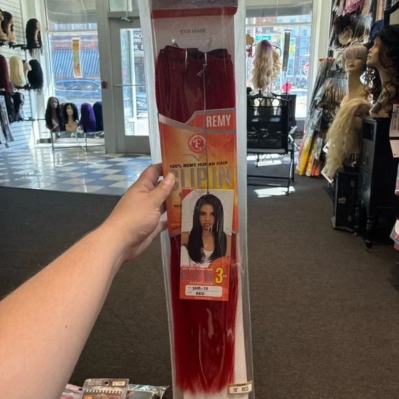 Red Clip-In Hair Extensions
